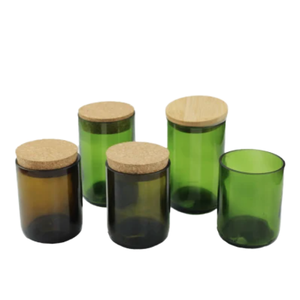 Handmade Silk Screen Printed Glass <b>Candle</b> <b>Stands</b> - Product Image 1