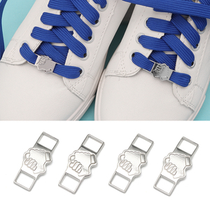 Alta calidad logotipo personalizado deporte zapatillas accesorios al por mayor impreso Metal cordón hebilla Decoración - Product Image 2