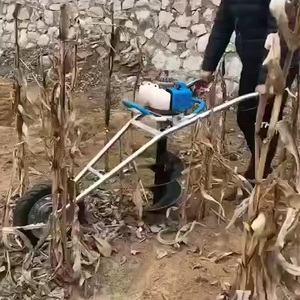 Mini 52cc 62cc điện-driven Trái Đất Auger tay-đẩy mặt đất khoan máy ủi máy xúc động cơ cho cột lỗ thu nhỏ - Product Image 4