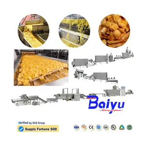 Chinesischer Lieferant Baiyu vollautomatische Kartoffelchips-Maschine für Chips-Produktionslinie