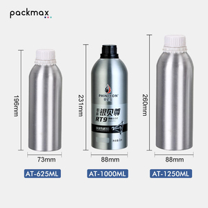 Bouteilles en aluminium avec bouchon à vis inviolable de Source Factory pour parfum et huile essentielle, capacité de 50 ml à 500 ml - Product Image 3