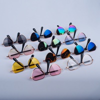 Lunettes de poupée éducatives en plastique faites à la main, motif étoile, pour l'artisanat des enfants