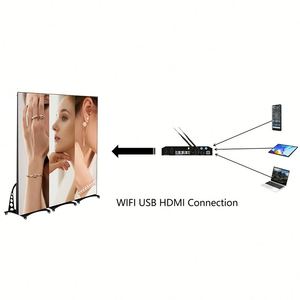 Luxgaze New Arrival p2.5 kỹ thuật số Poster <span class=keywords><strong>LED</strong></span> hiển thị tầng thường vụ xách tay đầy đủ màu sắc video tường màn hình Giá cả thuận lợi - Product Image 2