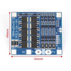 BMS 4S 3,2 В 3,7 В 30A LiFePO4 / Li-Battery Защитная плата 12,8 В 14,4 В 18650 32650 батарейные блоки с балансом - Product Image 2