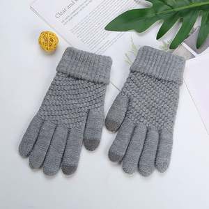 HH HOFNEN Ventes directes d'usine de gants d'hiver en polaire jacquard à écran tactile et épais pour hommes et femmes - Product Image 6