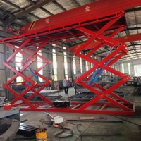 Plataforma Elevadora de Tijera Fija Hidráulica Eléctrica, Elevador de Carga 2m*2m, Capacidad de Carga 500kg-50000kg, Acero, Altura Máxima 15m