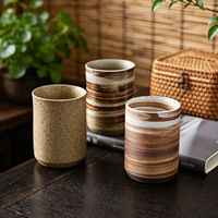 Livraison gratuite, cadeau, tasse en céramique à parois droites, style japonais, résistante aux hautes températures, passe au micro-ondes, passe au lave-vaisselle, camping