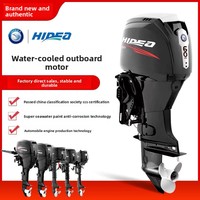 Moteur hors-bord HIDEA pour bateaux pneumatiques, moteur à essence 2 temps/4 temps, refroidissement par eau, EFI, démarrage électrique, 3-40 CV