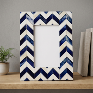 Cadre photo en résine avec incrustation de métal et d'os, style animalier, design artistique, pour la décoration de la maison, du salon et des hôtels - Product Image 6