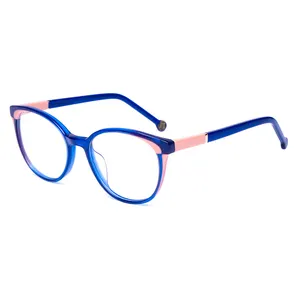 Italian Acetate Glasses Italian Design Fashion Oval Acetate Optical Glasses For Women