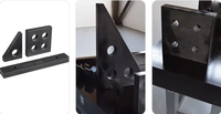 Plaque de surface en granit de qualité 00/AA certifiée ISO, fabriquée sur mesure pour bases de machines CMM industrielles et plateformes de mesure