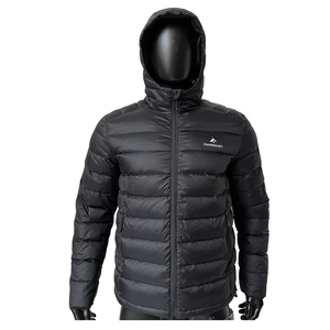 OEM personnalisé par l'usine style simple doudoune d'hiver pour hommes rouge et noir - Product Image 2