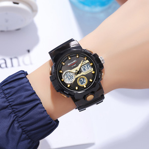 Skmei Digital Watch Men 3 Time Zone Water Resistant 50M Tpu Strap Sport Watch - Product Image 2