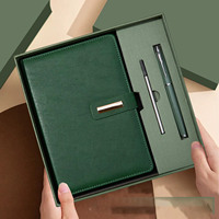 Ensemble cadeau d'entreprise avec logo personnalisé, carnet A5 100 feuilles avec stylo, bouteille d'eau, gourde isotherme, promotion d'entreprise de marque, cadeaux VIP