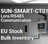 Compteur Électrique Deye Triphasé avec Communication Sans Fil CT SUN-SMART-CT01 pour Énergie Solaire Photovoltaïque