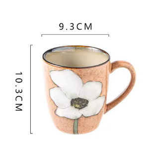 Customizable Handmade Cartoon Ceramic Coffee Mugs <b>Simple</b> <b>Microwave</b> Dishwasher Safe Food Safe Reusable Cafe Business Stocked - Product Image 3