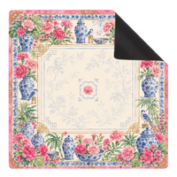 Tapis de Mahjong de style chinois, moderne, luxueux, minimaliste, facile à nettoyer, tapis de Mahjong insonorisant et silencieux