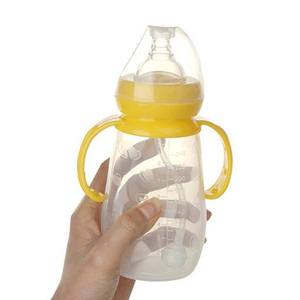 240ml Neonato Infantile del Nursing Bocca Larga Silicone Biberon di Latte - Product Image 3