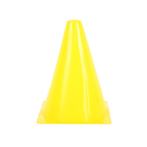 Qiqiang 23cm PE PVC <strong>Cones</strong> 9 Inches Multiple Colors Square Bottom Football Obstacle with Custom Logo Bucket - Product Image 3