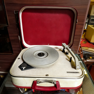 Nuovo Design: Custodia <span class=keywords><strong>Portatile</strong></span> per Giradischi Retrò con Maniglia, Grammofono per <span class=keywords><strong>Cassette</strong></span> e Dischi in Vinile - Product Image 5