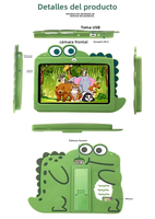Nouvelle tablette PC pour enfants 7 pouces 2026, modèle Android intelligent, anti-chute et anti-explosion, design dessin animé, 6+128 Go, faible coût, haute qualité