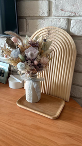 Plateau décoratif en bois naturel en forme de vague pour la cuisine, le salon, la chambre à coucher et la décoration intérieure, plateau de service en bambou - Product Image 3