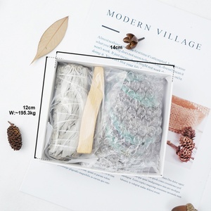 Ensemble de guérison en cristal naturel de vente en gros ensemble de coquilles d'ormeau bâton de Palo Santo <span class=keywords><strong>sauge</strong></span> <span class=keywords><strong>blanche</strong></span> pour yoga méditation - Product Image 4