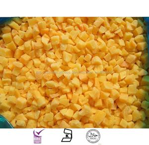 OEM/ODM de alta calidad de Venta caliente de China de fábrica de alimentos de frutas congeladas para ventas al por mayor y al por menor dulce IQF congelado amarillo melocotón medio dados - Product Image 4