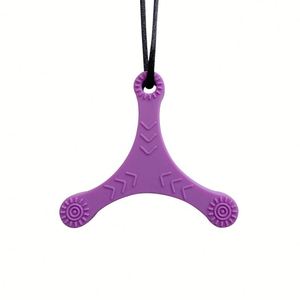 Collier à mâcher en forme de fléchettes, jouet sensoriel pour bébé, jouet à mâcher non toxique, jouets sensoriels pour enfants ayant des besoins spéciaux, âges 8-13, unisexe - Product Image 5