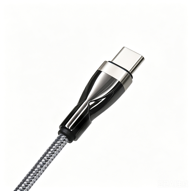 Braided USB C Charger Cable with Premium Zinc Alloy Case 60W PD High Speed Fast Charging Wire Compatible with All Type-C Devices