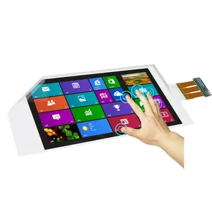 65 Zoll Außenwerbung Touchscreen wasserdicht 4mm gehärtetes Glas vandalen sicheres kapazitives Tablet Touch Panel Kit