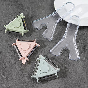 Éplucheur de légumes multifonction en plastique PP, couteau à éplucher les pommes, râpe à melon, pour éplucher les fruits et les pommes de terre - Product Image 4