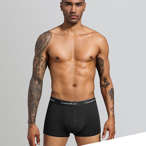 FF4368 <span class=keywords><strong>Boxer</strong></span> da <span class=keywords><strong>uomo</strong></span> in <span class=keywords><strong>cotone</strong></span> modale personalizzato confezione regalo in metallo comode <span class=keywords><strong>mutande</strong></span> traspiranti per il baule 4 Pack biancheria intima da <span class=keywords><strong>uomo</strong></span> - Product Image 5