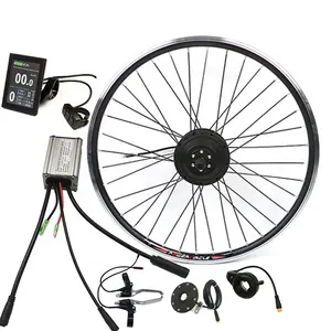 NB动力电动自行车轮毂电机36V 250W 350W带电池的完整e自行车电动循环转换套件