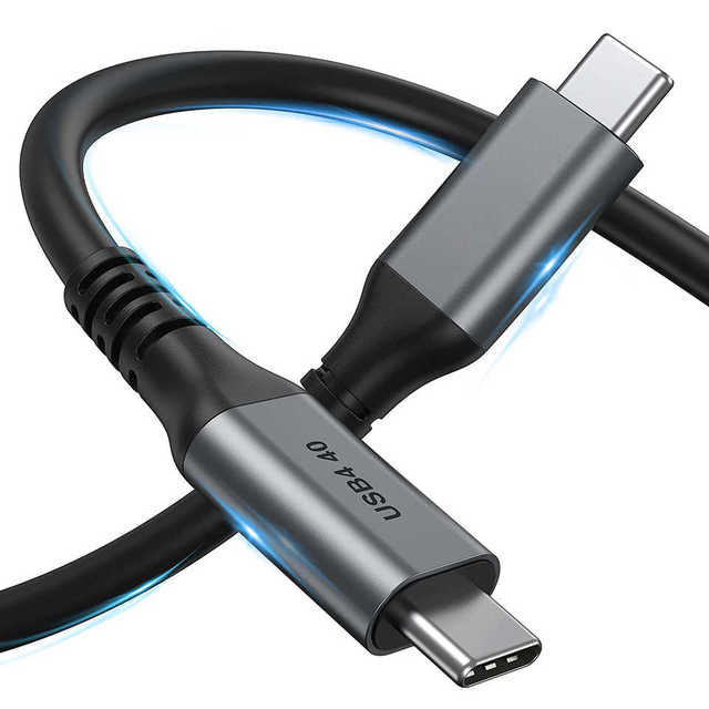 USB C to Type C 40Gbps USB4.0 Thunderbolt3 100W 240W Fast Charging Magnet Converter Cable 8K@60Hz Adapter