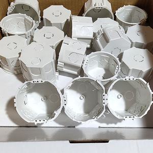 סגנון אירופאי מתג שקע תיבת צומת תיבת תיל תחתון עגול - Product Image 5