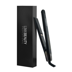 <span class=keywords><strong>Lisseur</strong></span> électrique LinkBeauty Premium double tension 100-240V avec écran LCD, plaques fines en titane de 1 pouce, traitement à la kératine, arrêt automatique - Product Image 1