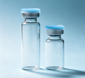Multi-Spec Clear <b>Crimp</b> Vials 3ml 5ml 10ml, Blue Combined Flip Seals, Bulk Blank Glass Containers For Raw Material Packing - Product Image 4