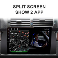 Autoradio Écran partagé Audio de voiture Android 12 Navigation pour BMW Série 5 E53 X5 M5 E39 Autoradio Android
