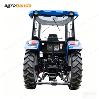 Tracteur agricole 4x4 de 160 CV avec cabine confortable, outil agricole professionnel