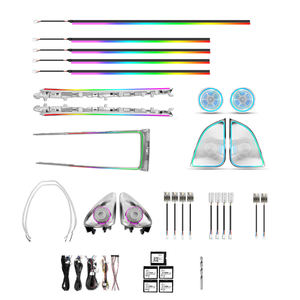 Luz Ambiental de 64 Colores para Tesla Model Y 2023-2024, Iluminación LED Interior, Cubierta de Altavoz Tweeter, Accesorios de Actualización - Product Image 1