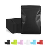 Sachets Doypack Personnalisés en Aluminium Refermables Anti-Odeur avec Fermeture Éclair 3,5x5,1 Pouces, Qualité Alimentaire, pour Stockage et Emballage d'Herbes et de Snacks