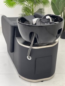 Muebles Modernos <span class=keywords><strong>para</strong></span> Salón de Belleza, Juego de 1 Pieza de Lavabos y Sillas de Cerámica <span class=keywords><strong>para</strong></span> Champú, Opción Económica, <span class=keywords><strong>Lavabo</strong></span> Portátil <span class=keywords><strong>para</strong></span> Lavar el <span class=keywords><strong>Cabello</strong></span> - Product Image 4