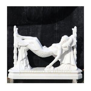 Tamaño natural paisaje natural piedra tallada hombre gordo estatua de mármol tallada a mano decoración de jardín moderno Gran escultura de hombre gordo - Product Image 6