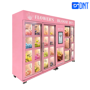 Distributeur automatique commercial de fleurs grand format, double couche de verre anti-buée, écran tactile en acier inoxydable, SDK de paiement multiple - Product Image 2