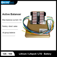 Heltec Lifepo4 12V 5A Active Balance 4s Égaliseur Lipo LTO Batterie 3S 4S 6S 7S 8S 12S 14S 16S 21S Équilibreur d'énergie solaire 24V 48V