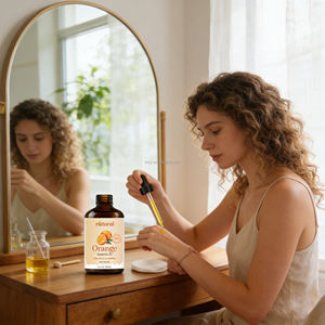 工場大量生産 プライベートラベル スイートオレンジ エッセンシャルオイル 純粋天然 コールドプレス オーガニック スイートオレンジオイル 肌用 アロマ用 - Product Image 2