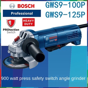 Meuleuse d'angle professionnelle GWS9-100P/GWS9-125P avec interrupteur de sécurité à pression, 900 <span class=keywords><strong>Watts</strong></span>, fabriquée en Allemagne, 240V - Product Image 2