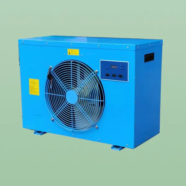 1/2 HP soğuk dalma Chiller buz banyosu Chiller su soğutma makinesi banyo/SPA küvetleri küçük su soğutucu