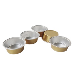 Petits plateaux de cuisson ronds jetables en <span class=keywords><strong>aluminium</strong></span> pour <span class=keywords><strong>four</strong></span> - Product Image 4
